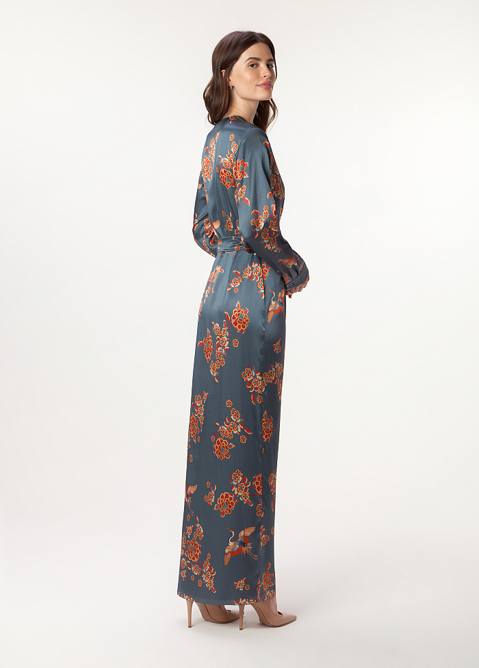 картинка Платье вечернее из шелка от бренда Оксаны Лаврентьевой OLOLOL