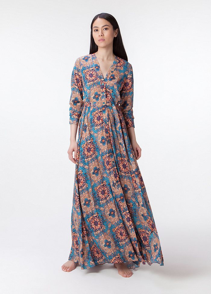 картинка Платье из вискозы от бренда Оксаны Лаврентьевой OLOLOL